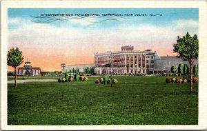 Illinois Stateville Near Joliet Entrance To New Penitentiary