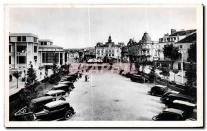 Old Postcard Vichy New Place of Post and view on Town Hall