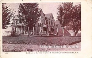 Residence on the Farm of Chas H VanOrden - White Lake, New York