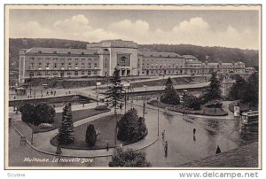 MULHOUSE, Haut-Rhin, France, 1900-1910's; La Nouvelle Gare