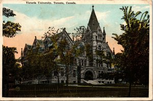 Vtg 1920s Victoria University Toronto Ontario Canada Postcard