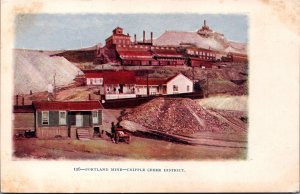 Portland Mine Cripple Creek District Colorado Embossed Postcard C058