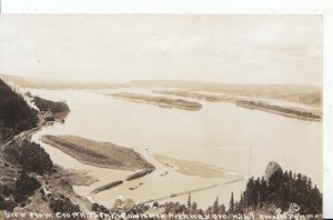 America Postcard - View From Crown Point - Columbia Highway One - Ref 6182A