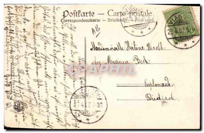 Old Postcard Prinzessin Antonia Horse