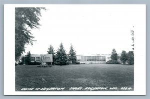 EDGERTON WI SHOES FOR MEN COMPANY VINTAGE REAL PHOTO POSTCARD RPPC