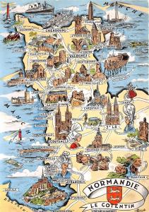 BR26894 Normandie le Cotentin map cartes geographiques France