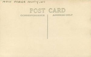 1920s Oneida County Wisconsin Trout Stream Harshaw RPPC Photo Postcard 3487