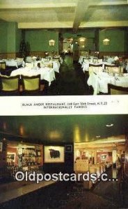 Black Angus Restaurant, New York City, NYC USA 1958 light wear close to grade...