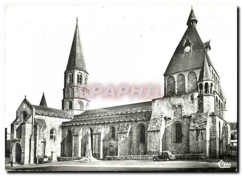 Modern Postcard Dorat (Haute Vienne) Collegiate Church