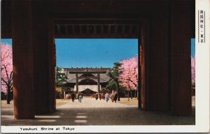 Japan Yasukuni Shrine at Tokyo Vintage Postcard C156