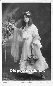 Miss R Cordon Theater Actor / Actress 1907 
