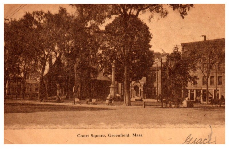 Massachusetts  Greenfield , Court Square