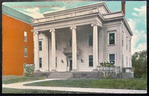 Vintage Postcard 1914 Colonial Club, Johnstown, New York