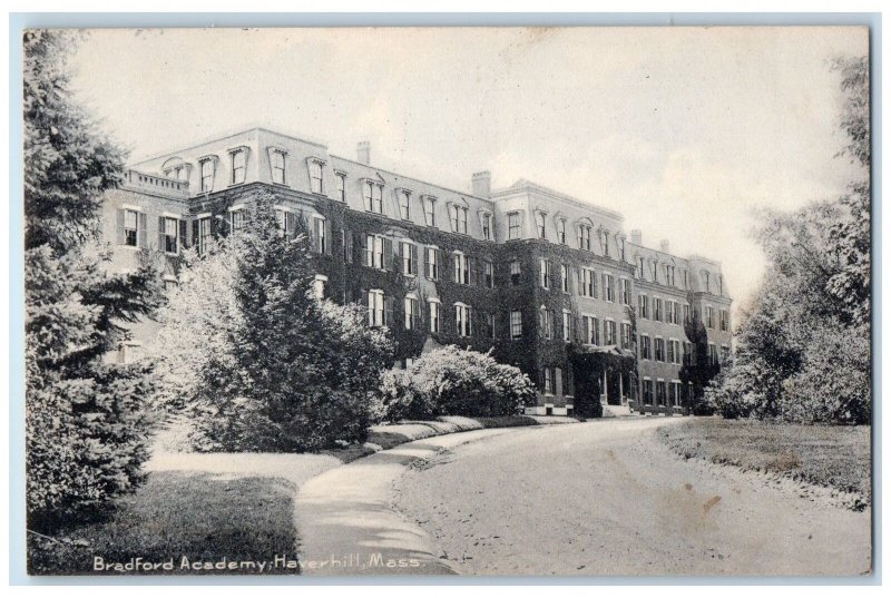 1909 Bradford Academy School Campus Building Haverhill Massachusetts MA Postcard