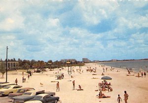 Siesta Beach Beach View - Sarasota, Florida FL Postcard
