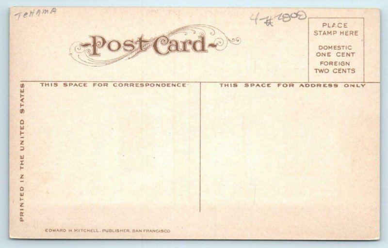 2 Postcards RED BLUFF, CA ~ Kraft Memorial PUBLIC LIBRARY & Union High School