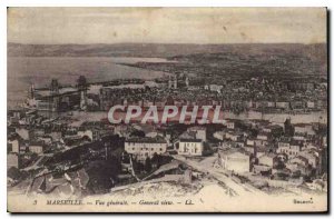 Old Postcard Marseille General View