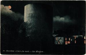 CPA DOURDAN - la nuit - Le donjon (488973)