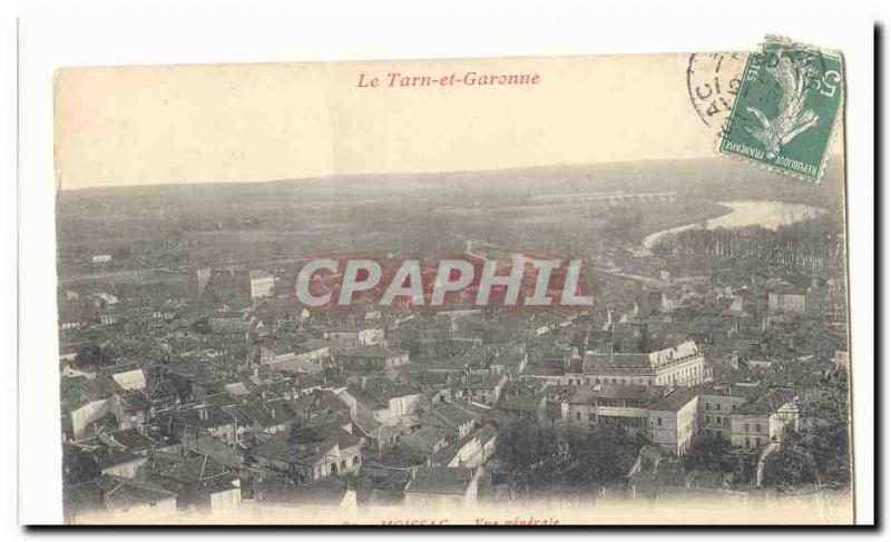 Moissac Old Postcard General view