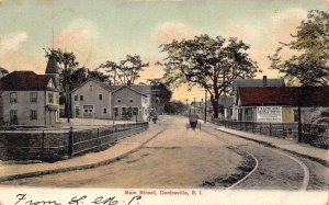 Centerville Rhode Island Main Street Vintage Postcard U1200