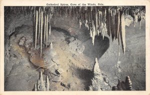 Cathedral Spires Cave Of The Winds Colorado 1920s Postcard