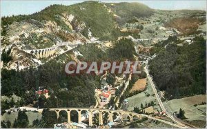 Modern Postcard Morez Jura Four Viaducts