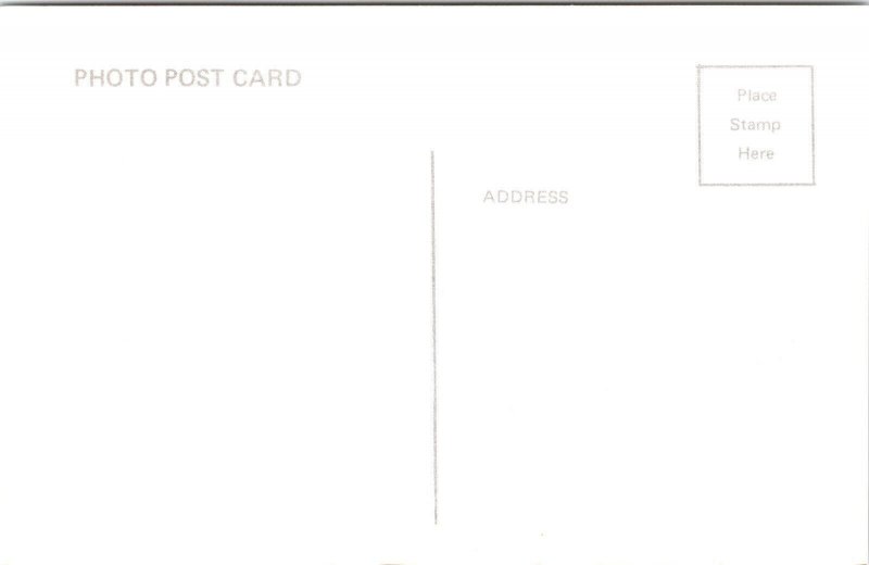 Zeppelin Airship Gondola with men working on it POSTCARD