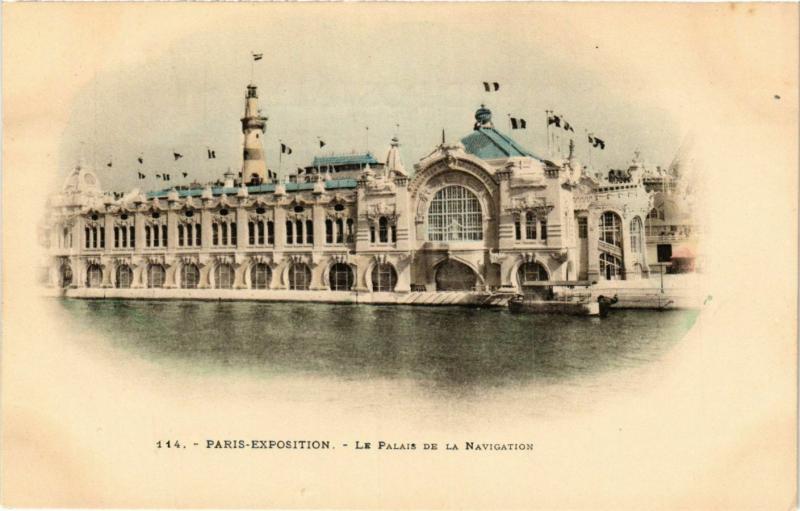 CPA PARIS EXPO 1900 Le Palais de la Navigation (576200)