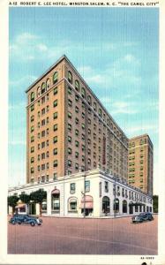 North Carolina Winston Salem Robert E Lee Hotel 1944 Curteich