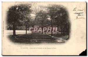 Old Postcard La Loupe Cross St Thibault on the field Fair