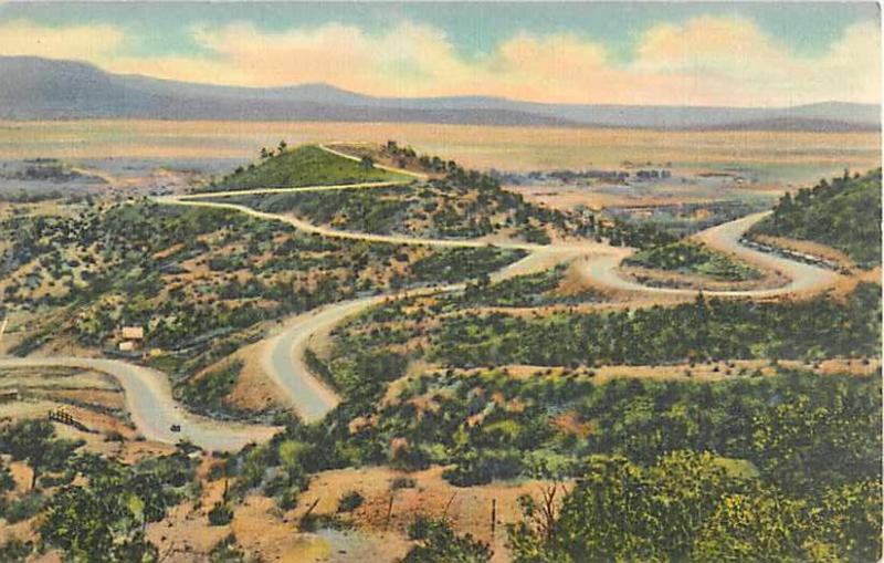 Linen of Highway 85 Raton Pass Santa Fe Trail New Mexico NM
