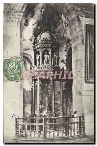 Old Postcard Morlaix The Baptistry of the Church Ste Melaine