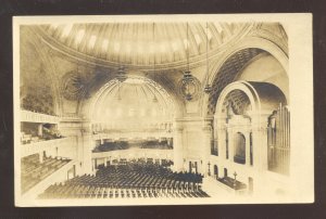 RPPC BOSTON MASSACHUSETTS CHURCH CATHEDRAL INTERIOR REAL PHOTO POSTCARD