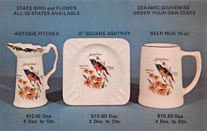 Ceramic Souvenirs Advertising Unused 