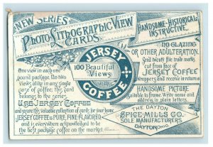 1880's Town Views Of England Lot Of 3 Jersey Coffee Victorian Trade Card F43