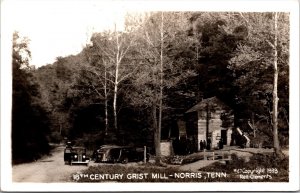 Real Photo Postcard 18th Century Grist Mill in Norris, Tennessee