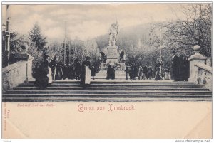 GRUSS AUS INNSBRUCK, Tirol, Austria, 1900-1910's; Denkmal Andreas Hofer