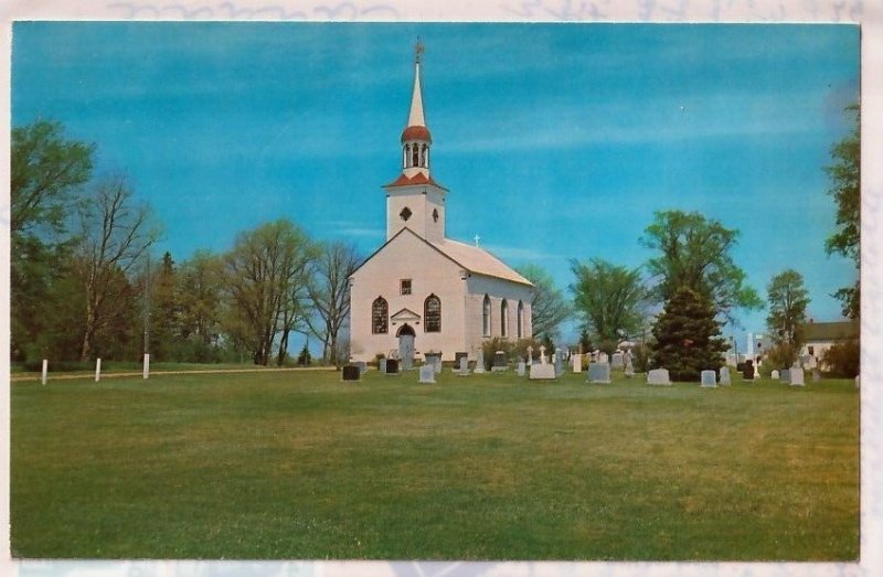 VINTAGE POSTCARD: ST. JOHN'S CHURCH PARISH OF CORNWALLIS ANNAPOLIS VALLEY MINT