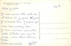 Lot 76 modane les fourneaux et la gare france real photo