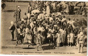 CPA AK Senegal Fortier 111 Afrique Occidentale Dakar Tam Tam sur Quais(235154)