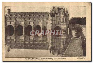 Old Postcard Chenonceaux Indre et Loire Chateau