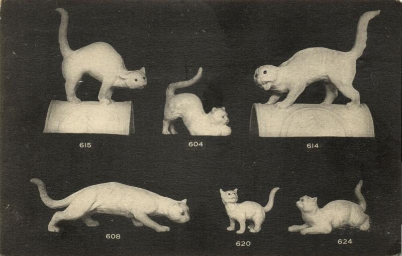 france, DIVES-SUR-MER, Poterie de Normandie, Pottery, Cat (1910s)