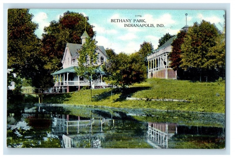c1910 Bethany Park Indianapolis Indiana IN Unposted Antique Posted