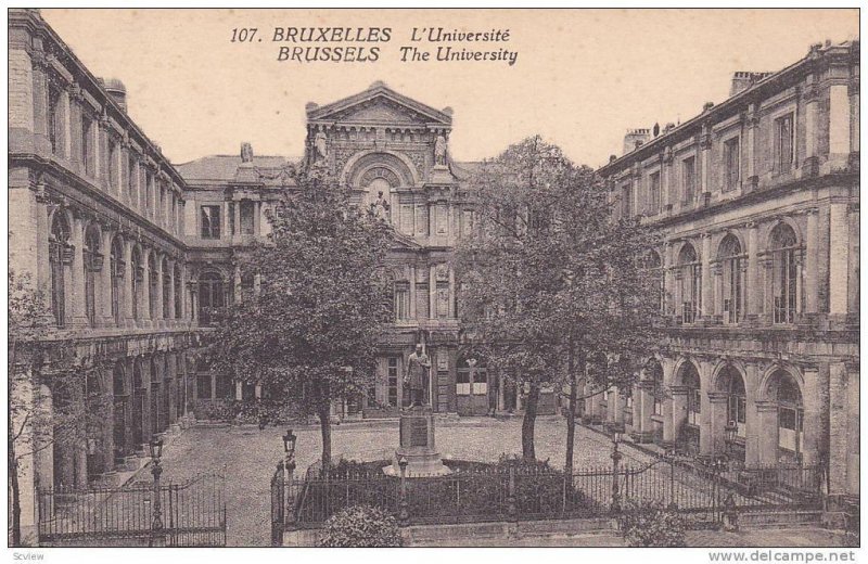 The University, Brussels, Belgium, 1910-1920s