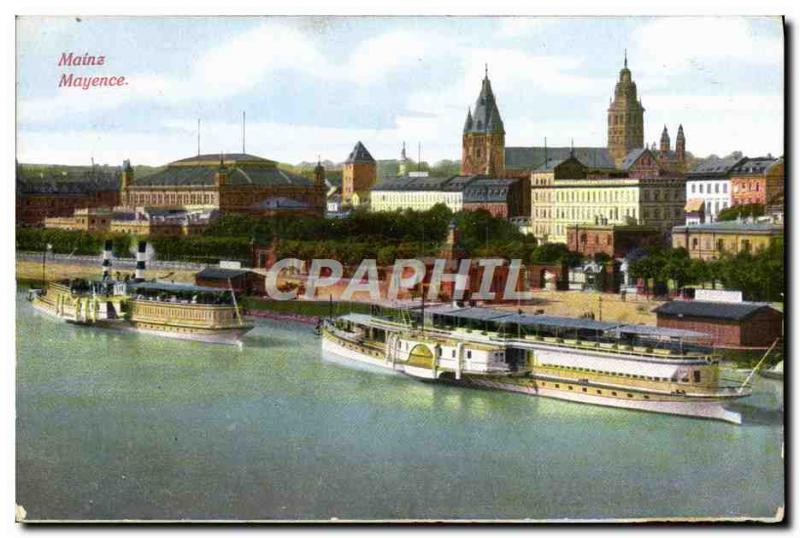 Postcard Mainz Mainz Old Boat