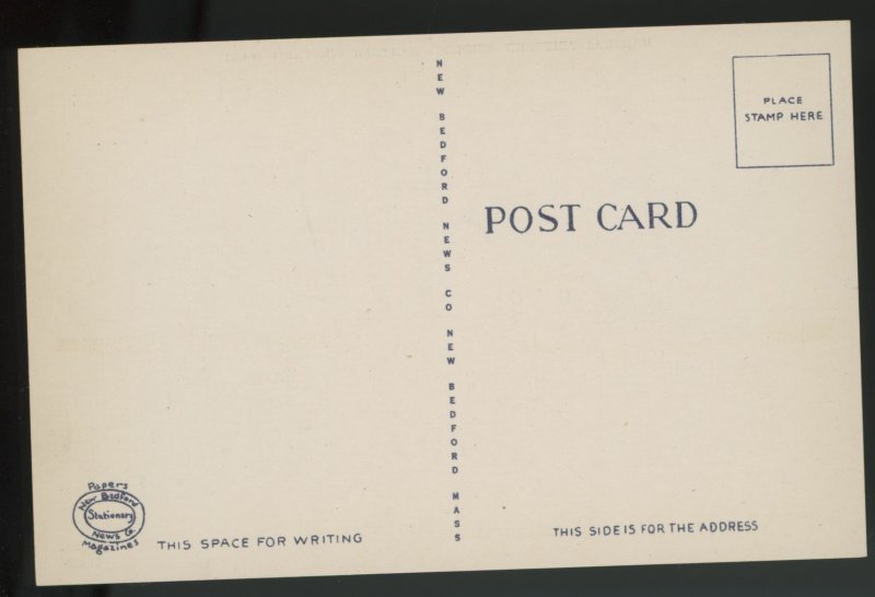 Marthas Vineyard Airport MA Postcard