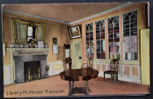 Mt. Vernon, VA - Library Mt.Vernon Mansion - Early 1900s