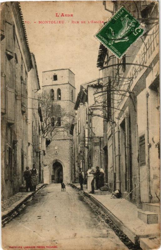 CPA Montolieu-Rue de l'Église (261430)