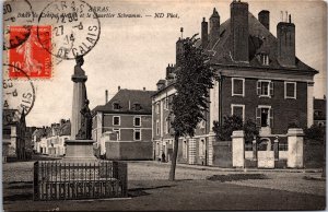 France Arras Buste de Crespel Delisse et le Quartier Schramm Postcard C015