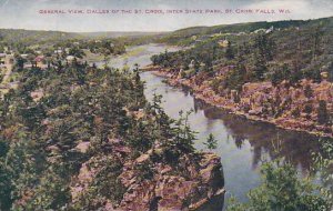 Wisconsin Sainte Croix Falls General View Dalles Of The Sainte Croix Inter St...